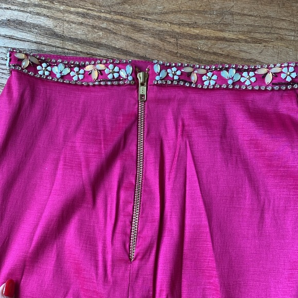 2 Piece Mac Duggal Pink embellished skirt set Festive / event / pageant / Barbie - Picture 16 of 17